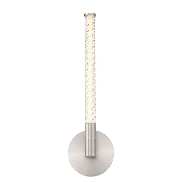 Volterra LED Wall Light Satin Nickel By Lib And Co