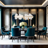 Volterra Linear Chandelier Soft Gold Standard By Hubbardton Forge Lifestyle View