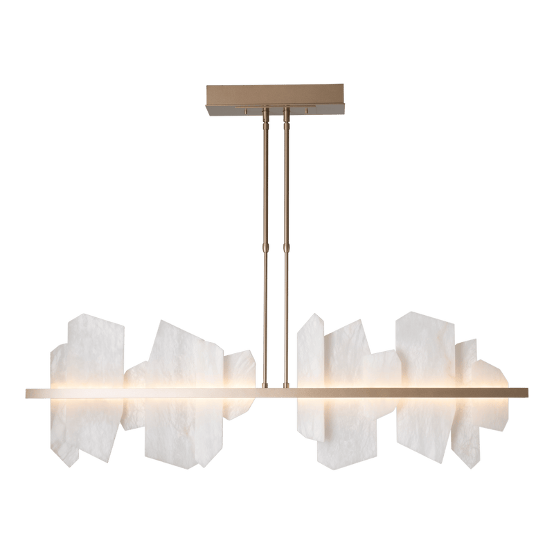 Volterra Linear Chandelier Soft Gold Standard By Hubbardton Forge