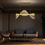Voltik LED Chandelier Medium Gold By Eurofase Lifestyle View