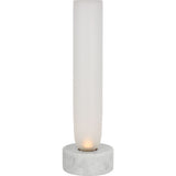 Volver Table Lamp — White Marble