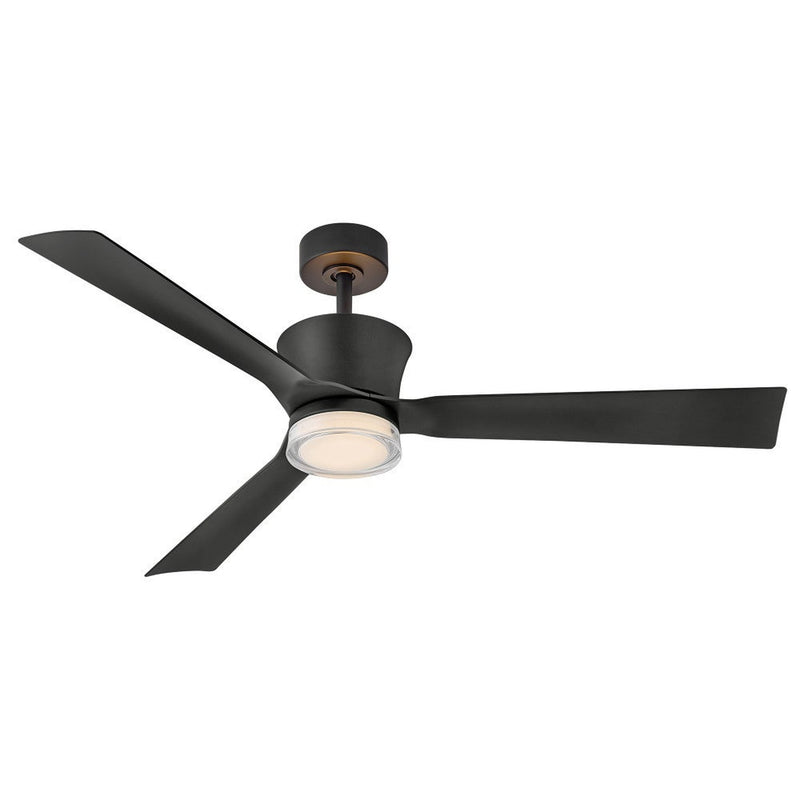 Vosh 56” LED Smart Fan with Uplight - Matte Black