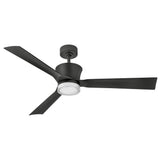 Vosh 56” LED Smart Fan with Uplight - Matte Black
