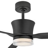 Vosh 56” LED Smart Fan with Uplight - Matte Black