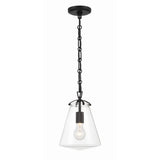 Voss Mini Pendant 8.25'' Matte Black