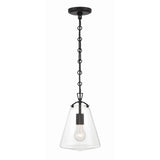 Voss Mini Pendant 8.25'' Matte Black