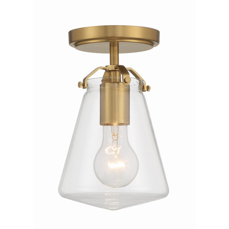 Voss Mini Semi-Flush Mount 5.75'' Luxe Gold