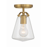 Voss Mini Semi-Flush Mount 5.75'' Luxe Gold