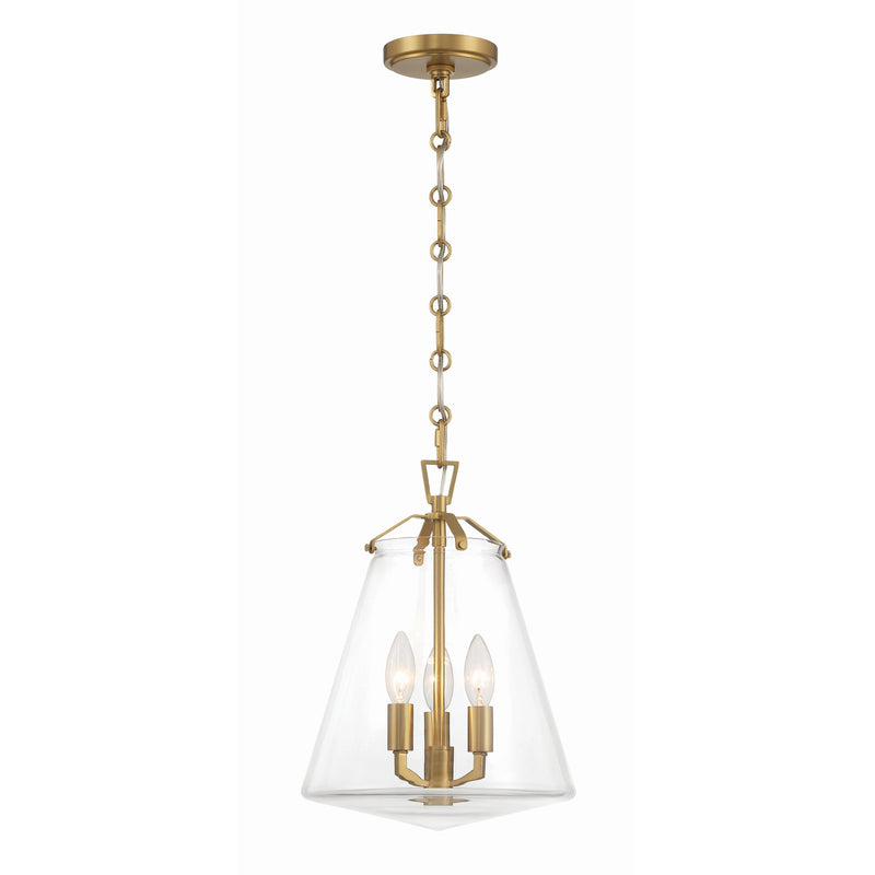 Voss Pendant 11" Luxe Gold