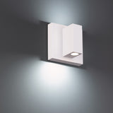 Vue Outdoor Wall Light White By WAC Lighting - Lifestyle_View