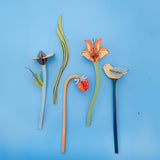 William Morris Paper Bouquet, styled in an interior