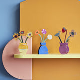 William Morris Flowers Pop-Out Card, styled in an interior