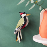 Woodpecker Wall Art, styled in an interior