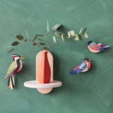 Woodpecker Wall Art, styled in an interior