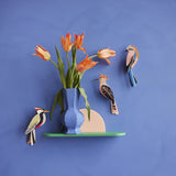 Woodpecker Wall Art, styled in an interior