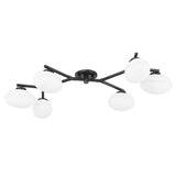 Wagner Semi Flush - 6-Light - Old Bronze by Hudson Valley
