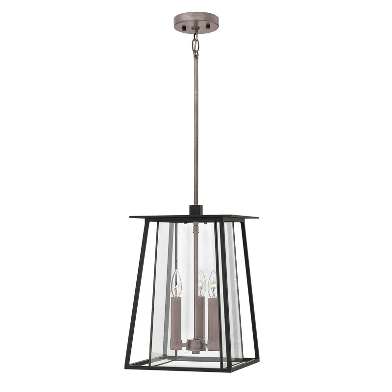 Walker Medium Hanging Lantern - Black - by Hinkley