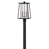 Walker Medium Post Mount Lantern - Black - by Hinkley