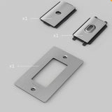Wall Plate Metal Steel 1G By Buster And Punch