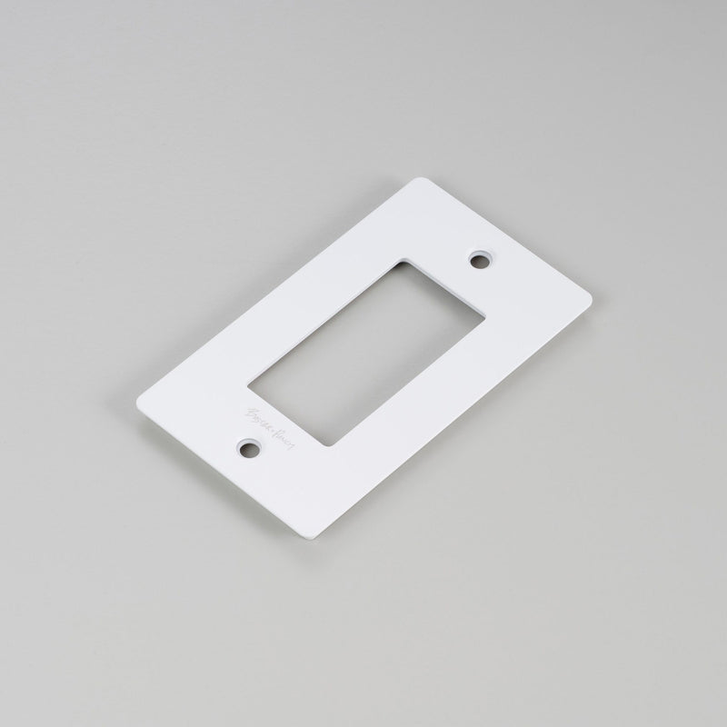 Wall Plate Metal White 1G By Buster And Punch