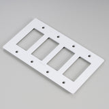 Wall Plate Metal White 4G By Buster And Punch