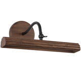 Walnut 14inch Dottie Wall/Picture Light by Alora Lighting
