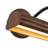 Walnut 14inch Dottie Wall/Picture Light by Alora Lighting Details