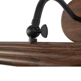 Walnut 14inch Dottie Wall/Picture Light by Alora Lighting Details