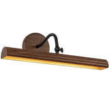 Walnut 18inch Dottie Wall/Picture Light by Alora Lighting