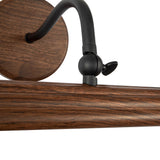 Walnut 18inch Dottie Wall/Picture Light by Alora Lighting Details