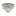 Waltham Two-Tier Crystal Flush Mount 18'' Olde Brass