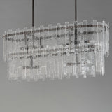Warren Linear Chandelier Dark Bronze By Maxim Lighting - Side View1