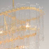 Warren Linear Chandelier Gold Leaf By Maxim Lighting - Detailed View1