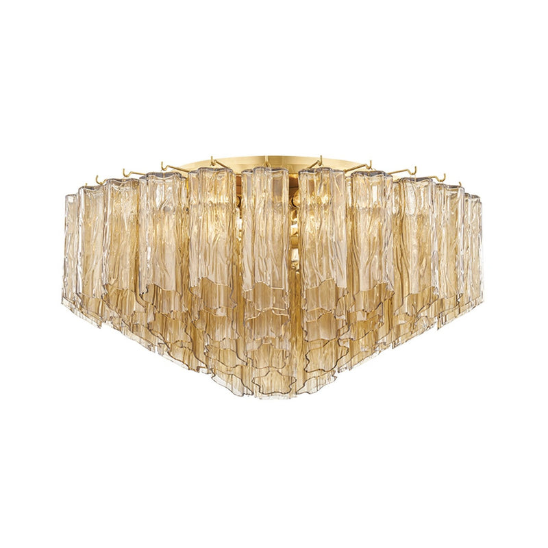 Watertown Flush Mount - Champagne Textured by Hudson Valley