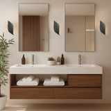 Ceramic LED ADA Wall Sconce by Justice Design in Bathroom