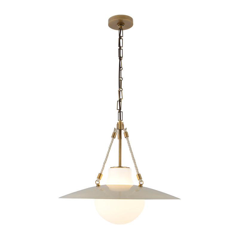 Waverly Pendant — Pearl White