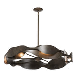 Waves Pendant, shown in Dark Smoke, by Hubbardton Forge