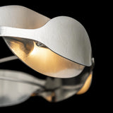 Waves Pendant detail in Sterling, by Hubbardton Forge
