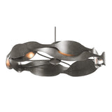 Waves Pendant in Natural Iron by Hubbardton Forge