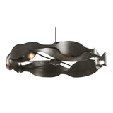 Waves Pendant in Oil Rubbed Bronze by Hubbardton Forge