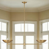 Waxlow Linear Suspension Plated Dark Antique Brushed Brass By Renwil Lifestyle View 1