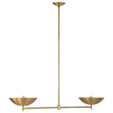 Waxlow Linear Suspension Plated Dark Antique Brushed Brass By Renwil Main View 4