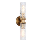 Weaver Wall Sconce 2-Light Aged Gold Brass