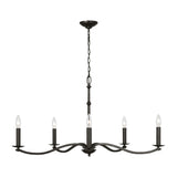Wellen Chandelier — 36", Aged Iron