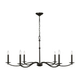 Wellen Chandelier — 48", Aged Iron