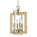 Wellington Pendant - 4-Light - Aged Brass by Hudson Valley