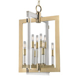 Wellington Pendant - 8-Light - Aged Brass by Hudson Valley