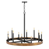 Wells Single Tier Chandelier - Weathered Brass - by Hinkley