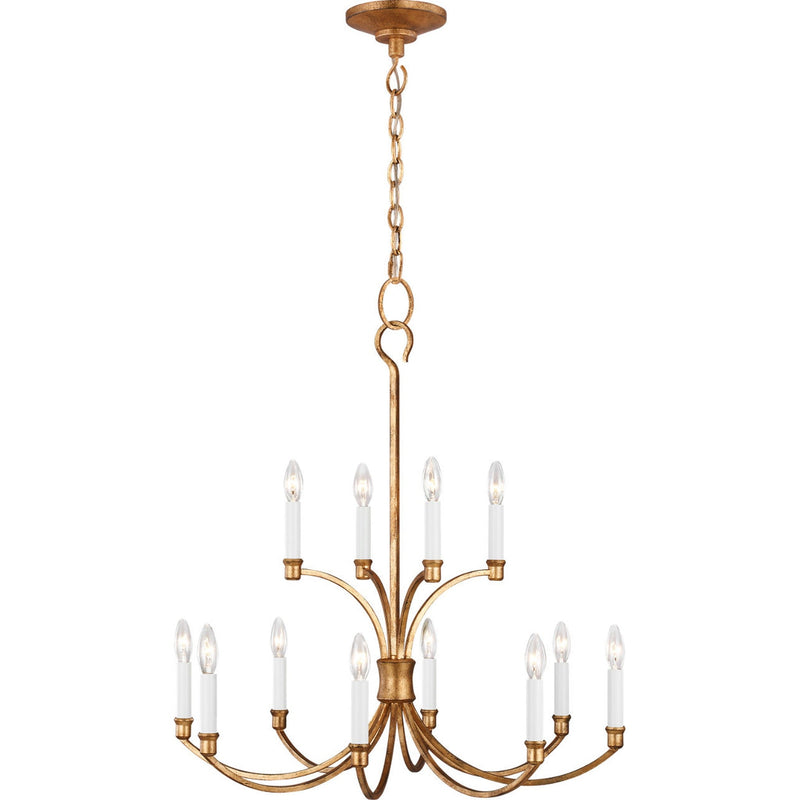Westerly Chandelier — 29 3/8", Antique Gild