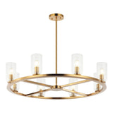 Westlock Pendant 32 Inch Aged Gold Brass